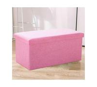 ZJTHY Mélange de Fibres Ottomans Haute résilience éponge Ottoman selles de Pied Robustes Banc Pliable rectangulaire Pliable avec Rangement
