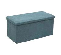 ZJTHY Mélanges de Fibres Ottomans avec Planche de densité Sponge Foot Sponge Tabourets Ottoman Rangement Pliable Rangement Pliable
