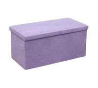 ZJTHY Mélanges de Fibres Ottomans avec Planche de densité Sponge Foot Sponge Tabourets Ottoman Rangement Pliable Rangement Pliable