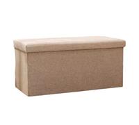 ZJTHY Mélanges de Fibres Ottomans avec Planche de densité Sponge Foot Sponge Tabourets Ottoman Rangement Pliable Rangement Pliable