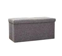 ZJTHY Mélanges de Fibres Ottomans avec Planche de densité Sponge Foot Sponge Tabourets Ottoman Rangement Pliable Rangement Pliable