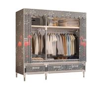 ZJTHY Penderie portable légère en polyester avec tiroir pour organisateurs de placard et rangement