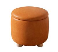 ZJTHY Polyester Ottomans avec Cadre en Bois Rangement caché Petit dortoir Ottoman Harte élastique Remplissage de 12,2 x 10,2 Pouces