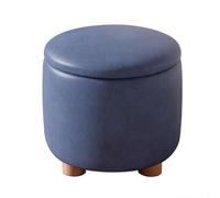 ZJTHY Polyester Ottomans avec Cadre en Bois Rangement caché Petit dortoir Ottoman Harte élastique Remplissage de 12,2 x 10,2 Pouces