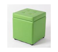 ZJTHY PU Ottomans avec Cadre en Bois Haute résilience Sponge Foot Tabourets carrés Poot-Tool Robuste 11,8 x 13,7 Pouces
