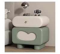 ZJTHY Tables de Chevet en Bois avec tiroirs de Rangement, Table de Chevet rotative Moderne du Milieu du siècle, Table de Chevet compacte for Chambre à Coucher(Groen,40x40x50cm)