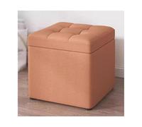 ZJTHY Tissu Ottomans à Haute résilience carré carré Petit dortoir Ottoman Sturdy Ottoman se Rembourrage Tabouret 11,8 x 13,7 Pouces