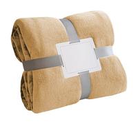 ZJUNLI Couverture Lit 120 x 150 cm Doux Couverture Douce et Moelleuse Facile à Entretenir pour Canapé Ou Lit, Toutes Les Saisons, Chameau