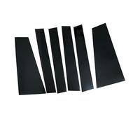 ZJWHDSKF Enjoliveurs de Montant de Porte Noirs Brillants pour Toyota Sienna 2021-2024, Accessoires Autocollants pour Montants de Porte