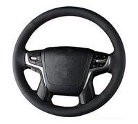 ZJWHDSKF Housse de Volant en Similicuir Noir à Faire soi-même pour Toyota Land Cruiser 2016-2019 pour Land Cruiser Prado 2018