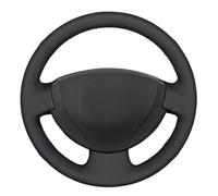 ZJWHDSKF Housse de Volant Similicuir Noir pour Renault Logan 1 Sandero Symbol Clio Twingo Lada Largus pour Nissan Almera G15