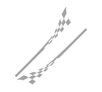 ZJWHDSKF Lot de 2 Autocollants latéraux de portière de Voiture Style Course Sportive pour Mini Cooper R56 R57 R58 R50 R52 R53 R59 R61 Countryman R60 F60 F55 F56 F54