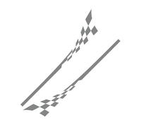 ZJWHDSKF Lot de 2 Autocollants latéraux de portière de Voiture Style Course Sportive pour Mini Cooper R56 R57 R58 R50 R52 R53 R59 R61 Countryman R60 F60 F55 F56 F54