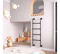 ZJXANMZ Escabeau 4 à 8 marches pour lits superposés intérieurs à deux lits simples pour loft de chambre, escalier en métal de fer pour grenier mural 39/49