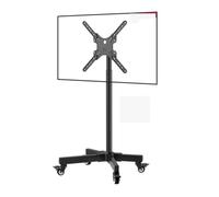 ZJXANMZ Meuble TV Mobile pour Salle à Manger, pour téléviseurs de 14 à 55 Pouces, Hauteur réglable, roulettes jusqu'à 30 kg Max., 400 x 400 mm. Support TV pour la Maison.