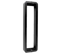 ZJXANMZ Poignée de porte coulissante moderne en acier inoxydable noir mat pour porte intérieure et extérieure de qualité commerciale design tubulaire dos à dos 315 mm