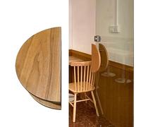 ZJXANMZ Poignée de porte d'entrée demi-ronde double face, poignées de porte en bois massif pour porte d'entrée principale en verre, usage commercial