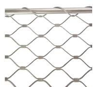 ZJXANMZ Red de seguridad Flexible de Malla de alambre de Acero inoxidable Para barandillas de balcones y escaleras, Barrera protectora Para animales y jardines, Red de cuerda ver