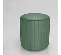ZJXANMZ Repose-Pieds, Tabouret de Coiffeuse en Similicuir, Banc de Maquillage rembourré, Repose-Pieds Ottoman, Tabouret Repose-Pieds capitonné pour Chaise de coiffeuse/vert/35 c