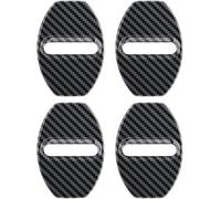 zjxhnb 4Pcs Couverture Serrure Porte Voiture pour BMW X5 (G05 LCI, Facelift 2023) 2023 2024-, Protection Serrure Acier Inoxydable Garde Loquet Cap Anti-Corrosion,A/Carbon Fiber