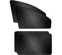 zjxhnb Auto Vitres Latérales Pare-soleils Sunshade pour Volkswagen Lamando I 2014-2019, Protection Anti-Mosquito Les Rayons UV Protège Couverture,Black