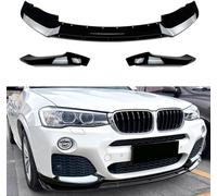 zjxhnb Voiture Pare-Chocs Spoiler Lip Front Spoilers pour BMW X3 F25 X4 F26 LCI 2014-2017 M Sport, Becquets Avant Diffuseur Lame Plaque Protection Séparateur