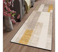 ZJXSNEH Paillasson Interieur Moderne Lavable antiderapant Long Motifs Géométriques paillasson Exterieur pour fêtes cinéma Gequez 40X120CM/15.72X47.16inches Rectangle