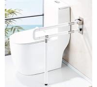 ZJXSXBPHO Barre d'appui Murale Pliable et sécurisée, Conception antidérapante et relevable pour Une sécurité Accrue dans la Salle de Bain, idéale pour Les Personnes âgées et Les Personnes ha