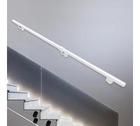 ZJXSXBPHO Rambarde d'escalier intérieure et extérieure, 1 m, 1,5 m, 2,4 m, 3 m, 3,6 m, 4 m, Fixation Murale, Rampe de sécurité, Barre d'appui en Fer Industriel (570 cm / 19 pi)