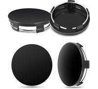 zjxwzm 4Pcs Cache Moyeu de Voiture pour Benz GLB (X247) 2019-2023 60MM, éTanche et Anti-PoussièRe Capuchons Moyeu DéCoration Accessoires,A Black