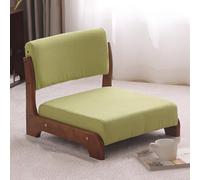 ZJYIGOWL Chaises De Méditation Fauteuil Canapé avec Structure en Bois Chaises De Jeu Rembourrées Au Sol Canapé-lit Portables sans Pieds pour Lire Au Sol(Groen,A)