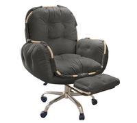 ZJYIGOWL Fauteuil De Bureau À Dossier Haut Chaise De Jeu Gaming Chaise De Bureau Inclinables Réglables en Hauteur Fauteuil Pivotant À Mode Balancelle pour Salle De Réunion(Dark Gray,B)