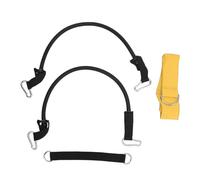 Zjythocyber Ceinture d’entraînement pour Le Pivot du Swing de Golf, entraîneur de Golf sans Fil pour Le Pivot du Corps, Sangle d’Exercice de Swing Multifonction avec Cordons élastiques et Sac (Jaune)