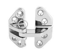 Zjythocyber Charnière de Trappe en Acier Inoxydable, charnière de Bateau Marin pour l’accès au Pont, charnière Robuste résistante à la Corrosion avec Finition polie, Adaptation Universelle