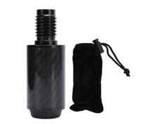 Zjythocyber Extension de Queue de Billard en Fibre de Carbone de 2 Pouces, rallonge de Queue de Billard avec butée, Compatible avec Les queues CUETEC, rallonge de Queue légère et Durable pour