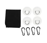 Zjythocyber Mesh Deck Bag for Paddle Board, Kayaking Deck Bag, Compact Waterproof Storage Net with 4 Patches and Quick Hanging Hooks for Inflatable Kayaks Canoes Surfboards