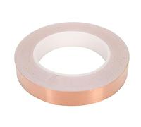 Zjythocyber Ruban de feuille de cuivre 20 mm, ruban électriquement conducteur pour le blindage EMI, ruban adhésif en cuivre résistant aux hautes températures avec une forte adhérence au