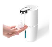 Zjyufy Automatique Distributeur de Savon de 380 ML pour Les Mains Moussant Distributeur de Savon Gel Mural Rechargeable