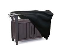 ZJYWSCH PREP TABLE COUVERTURE POUR KETER UNITY XL Tableau exterieur portable 52 pouces Keter Utility XL impermeable Table de la table de grill lo