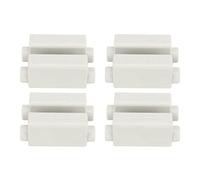 ZK 1116 Wire Connector Splice Terminal Block 1000V 100A Durable Brass Conductor 2 in 2 Out Quick Wiring for High Power Applications - Pack of 4