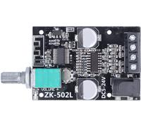 ZK?502L Bluetooth Power Amplifier Board Stereo Digital Audio Amplifier Module for DIY Speakers (Module d'amplification audio numérique stéréo pour enceintes)