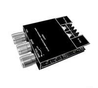 ZK-502MT Carte audio stéréo 5.0, 2 x 50 W haute puissance de sortie avec entrée AUX, pour projets de haut-parleurs à faire soi-même, home cinéma et portable S