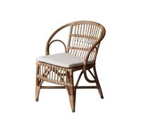 ZKALQECNF Chaises De Rotin Chaise de Salle à Manger et de Loisirs en rotin, Style Vintage, sièges for Utilisation intérieure et extérieure, Jardin, Patio, Balcon, terrasse Chaises de Jardin