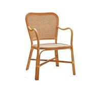 ZKALQECNF Chaises De Rotin Chaise de Salle à Manger tissée, Chaise en rotin, fauteuils d'appoint for Cuisine, Salle à Manger, Salon Chaises de Jardin