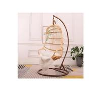 ZKALQECNF Chaises De Rotin Chaise Suspendue Minimaliste, Panier Suspendu, Balançoire en Rotin, Chaise À Bascule De Balcon, Chaise Suspendue D'intérieur for Famille d'accueil Chaises de Jardin