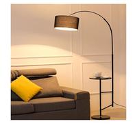 ZKALQECNF Lampadaire avec étagère, lampadaire moderne for salon, lampe de chevet fonctionnelle table en marbre for chambre à coucher, bureau lampe sur pied