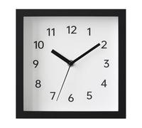 ZKALQECNF Modern Wall Clock for Living Room Silent Operation Battery Powered Practical Cuisine(Noir)