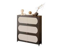 ZKALQECNF Organiser Buffet/bibliothèque d'angle élargi à 3 Niveaux, Meuble de Rangement sur Pied for Salon avec tiroirs Accéder