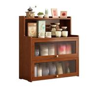 ZKALQECNF Organiser Petit Buffet de Cuisine, Meuble Rangement for thé et café, Salon, for Tasses à Eau Accéder