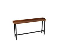 ZKALQECNF Table de Cuisine Table de Bar rectangulaire Simple et Haute for Cuisine, Salle à Manger et Salon Peu encombrant(Petit)